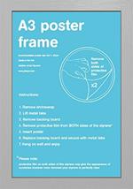Cornice Gb Silver Frame: A3 Styrene