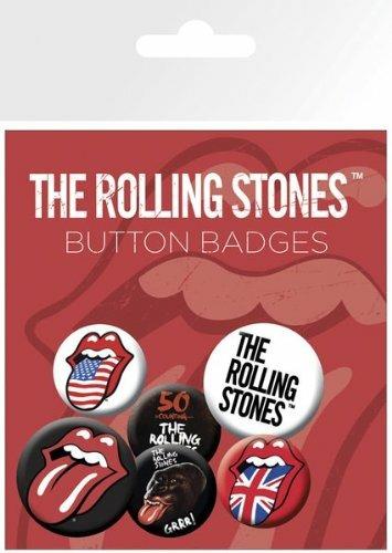 Badge Pack The Rolling Stones. Lips