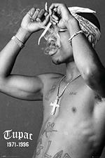 Poster Tupac. Smoke 61x91,5 cm.