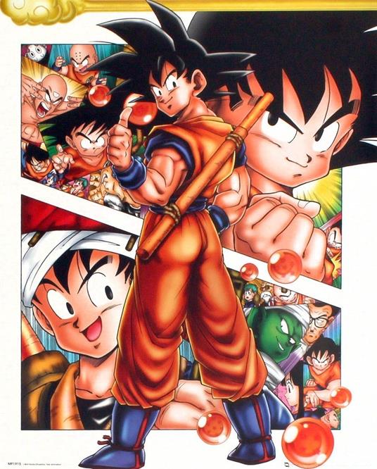 Poster Dragon Ball. Collage 40x50 cm.
