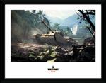 Stampa In Cornice 30x40 cm. World Of Tanks. Forest Tanks