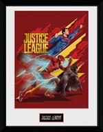 Stampa In Cornice 30x40 Justice League Movie. Trio