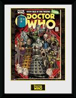 Stampa In Cornice 30x40 cm. Doctor Who. Villains Comic