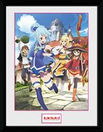 Stampa In Cornice 30x40 cm. Konosuba. Key Art