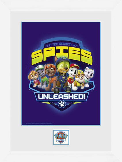 Stampa in Cornice Paw Patrol. Spies
