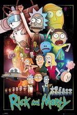 Poster Maxi 61x91,5 Cm Rick And Morty. Wars