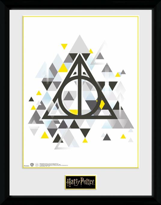 Stampa In Cornice 30x40cm Harry Potter. Deathly Pixels - 2