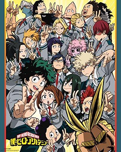 Poster Mini 40x50 Cm My Hero Academia. School Compilation