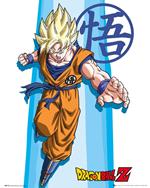 Poster Mini 40x50 Cm Dragonball Z. Ss Goku