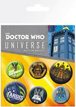 Badge Pack Doctor Who. Alien Adventures