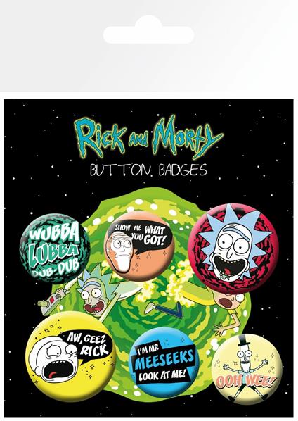 Badge Pack Rick & Morty. Mix 1