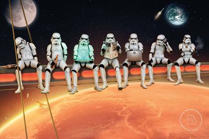 Poster Maxi 61x91,5 Cm Star Wars. Stormtrooper. On Girders