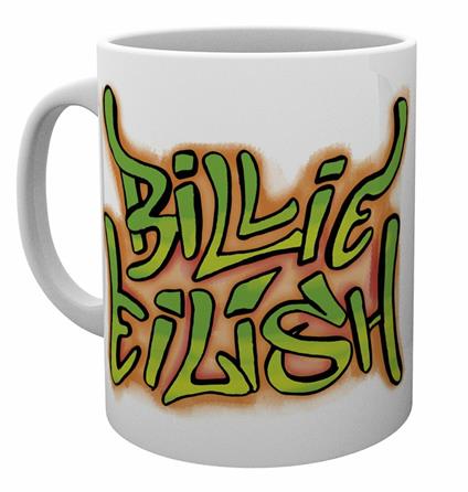 Tazza Billie Eilish. Graffiti