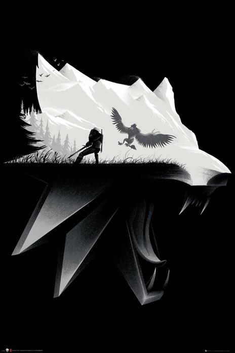 Poster Maxi 61x91,5 Cm Witcher . Open World