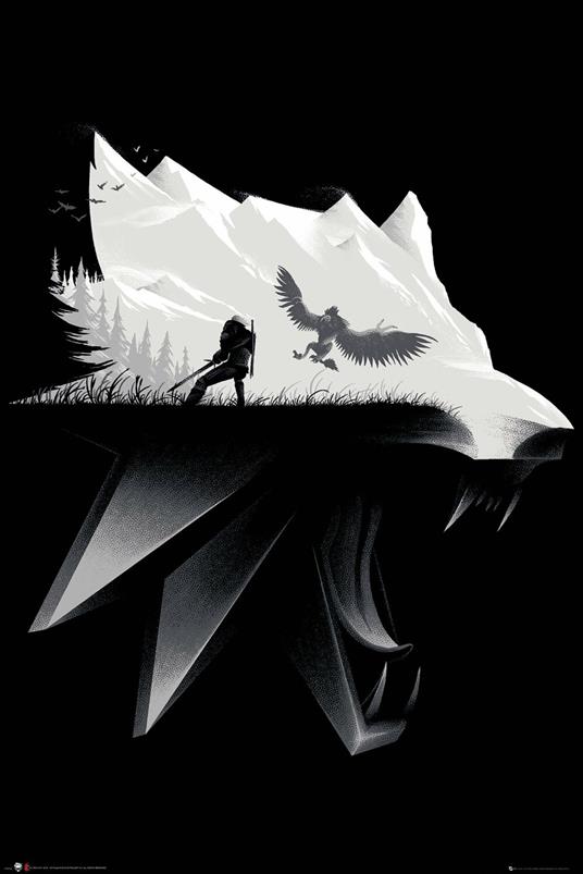 Poster Maxi 61x91,5 Cm Witcher . Open World