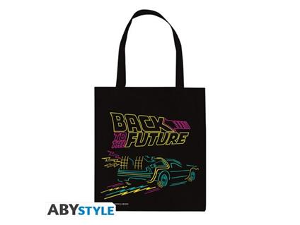 Ritorno Al Futuro Borsa Portatutto "Neon Delorean" Abystyle
