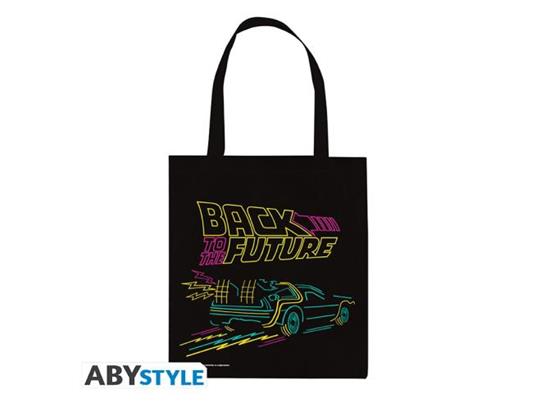Ritorno Al Futuro Borsa Portatutto "Neon Delorean" Abystyle