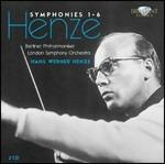 Sinfonie n.1, n.2, n.3, n.4, n.5, n.6 - CD Audio di Hans Werner Henze,Berliner Philharmoniker,London Symphony Orchestra