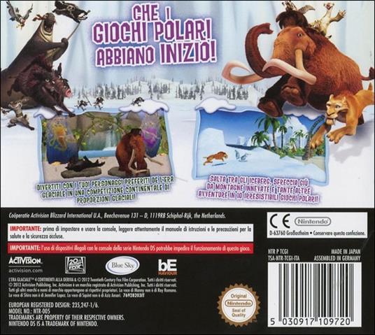 Activision Ice Age 4: Continental Drift, Nintendo DS ITA - 3