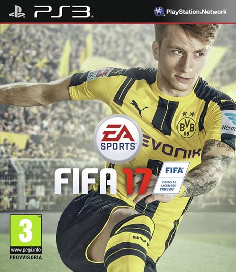Electronic Arts FIFA 17, PS3 videogioco PlayStation 3 Basic Inglese, ITA