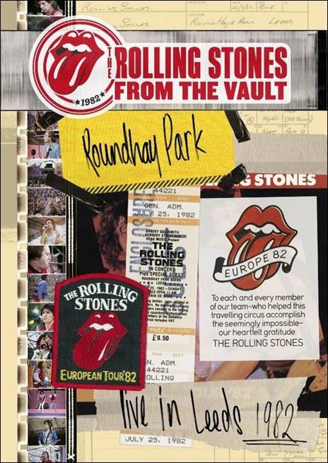 The Rolling Stones. From The Vault: Roundhay Park (Live in Leeds 1982) (DVD) - DVD di Rolling Stones