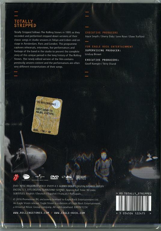 The Rolling Stones. Totally Stripped (DVD) - DVD di Rolling Stones - 2