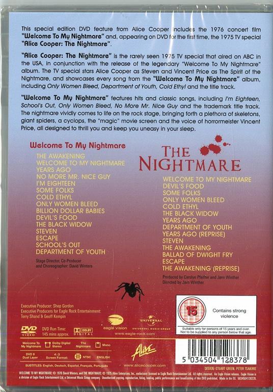 Welcome to My Nightmare. Special Edition (DVD) - DVD - 2