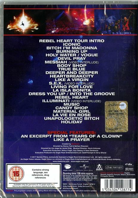 Rebel Heart Tour (DVD) - DVD di Madonna - 3