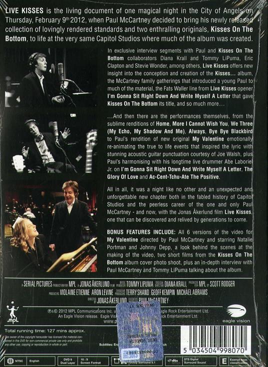 Live Kisses (DVD) - DVD di Paul McCartney - 2