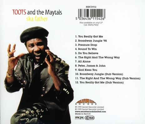 Ska Father - CD Audio di Toots & the Maytals - 2