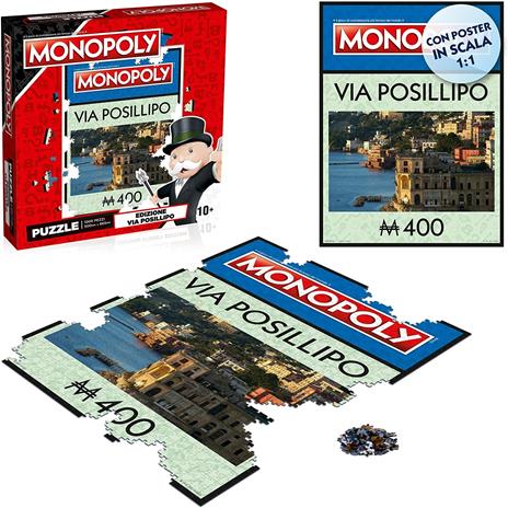 Puzzle - Monopoly - Via Posillipo, Napoli - 1000 Pc - 2