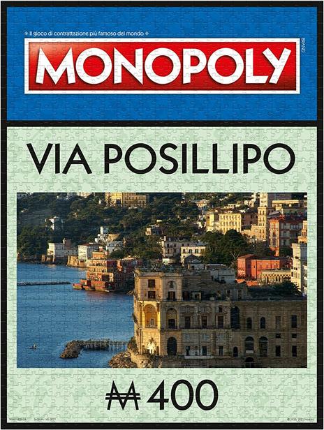 Puzzle - Monopoly - Via Posillipo, Napoli - 1000 Pc - 3