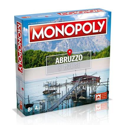 Monopoly - i borghi più belli d'Italia - Abruzzo & Molise. Gioco da tavolo