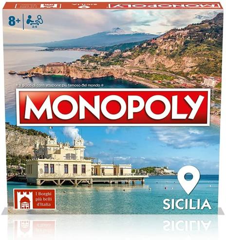 Monopoly - I Borghi Più Belli D'italia - Sicilia. Gioco da tavolo - 3