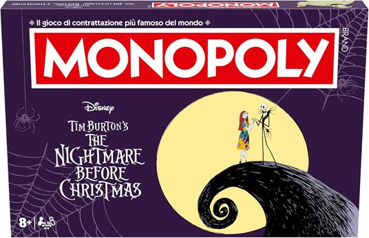 Winning Moves Monopoly Nightmare Before Christmas, giochi da tavolo per 2, da 2 a 6 persone, età 8+ - 2