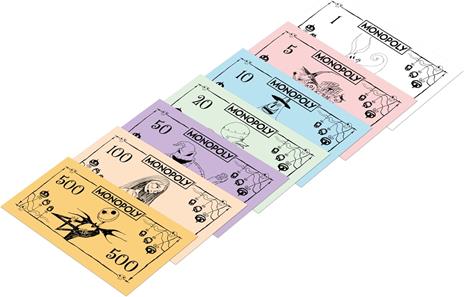 Winning Moves Monopoly Nightmare Before Christmas, giochi da tavolo per 2, da 2 a 6 persone, età 8+ - 6