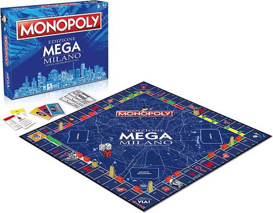 Monopoly - Edizione mega Milano città metropolitana. Gioco da tavolo - 2