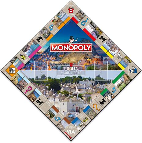 Monopoly - i borghi più belli d'Italia - Puglia & Basilicata. Gioco da tavolo - 2