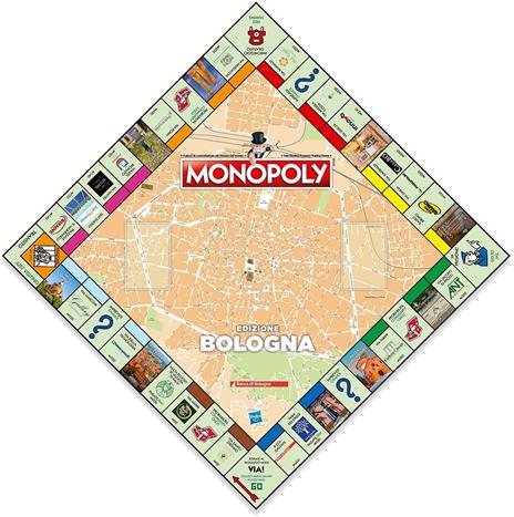 Monopoly edizione Bologna Gioco da Tavolo, Edizione Italiana, Gioco per Famiglie, da 8 in su - 3