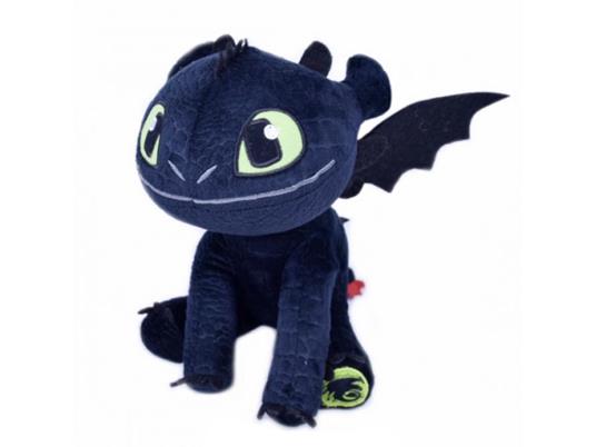 Dragon Trainer (Nero) Peluche Seduto 47Cm