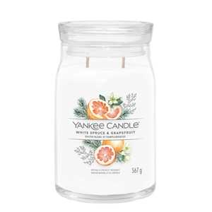 Idee regalo Giara Grande Signature White Spruce & Grapefruit Yankee Candle