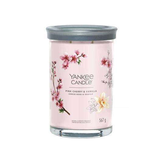 Yankee Candle Candela Tumbler Grande Pink Cherry & Vanilla