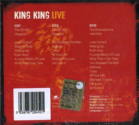 Live - CD Audio + DVD di King King - 2