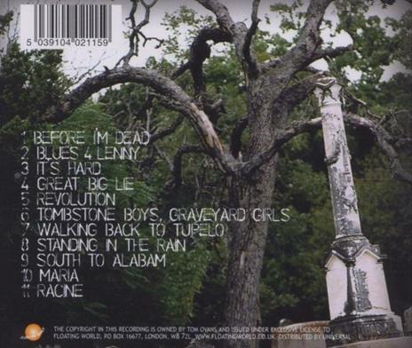 Tombstone Boys, Graveyard Girls - CD Audio di Tom Ovans - 2