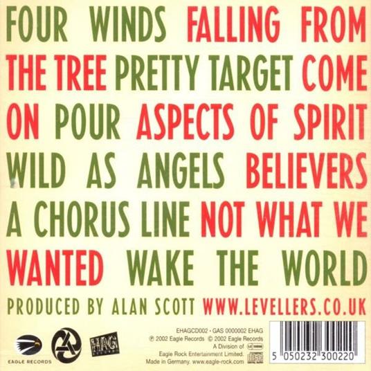 Green Blade Rising - CD Audio di Levellers - 2