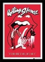 Stampa In Cornice Rolling Stones. It'S Only Rock N Roll