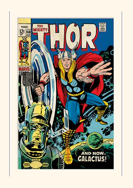 Stampa 30X40 Cm Thor. Galactus
