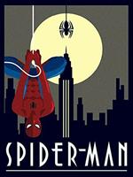 Stampa Su Tela Marvel Deco Spider-Man Hanging-30X40