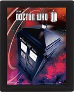 Poster lenticolare 3D Doctor Who. Flying Tardis