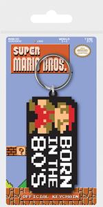 Portachiavi Super Mario Bros.. Born In The 80's
